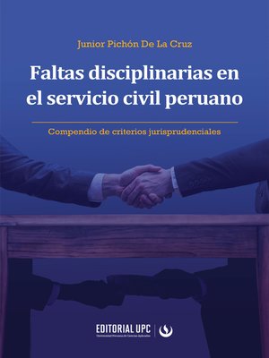 cover image of Faltas disciplinarias en el servicio civil peruano